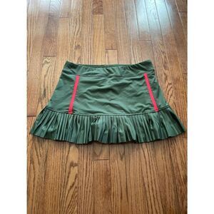 Inphorm Olive Green Tennis Skirt Women’s Sz Large
